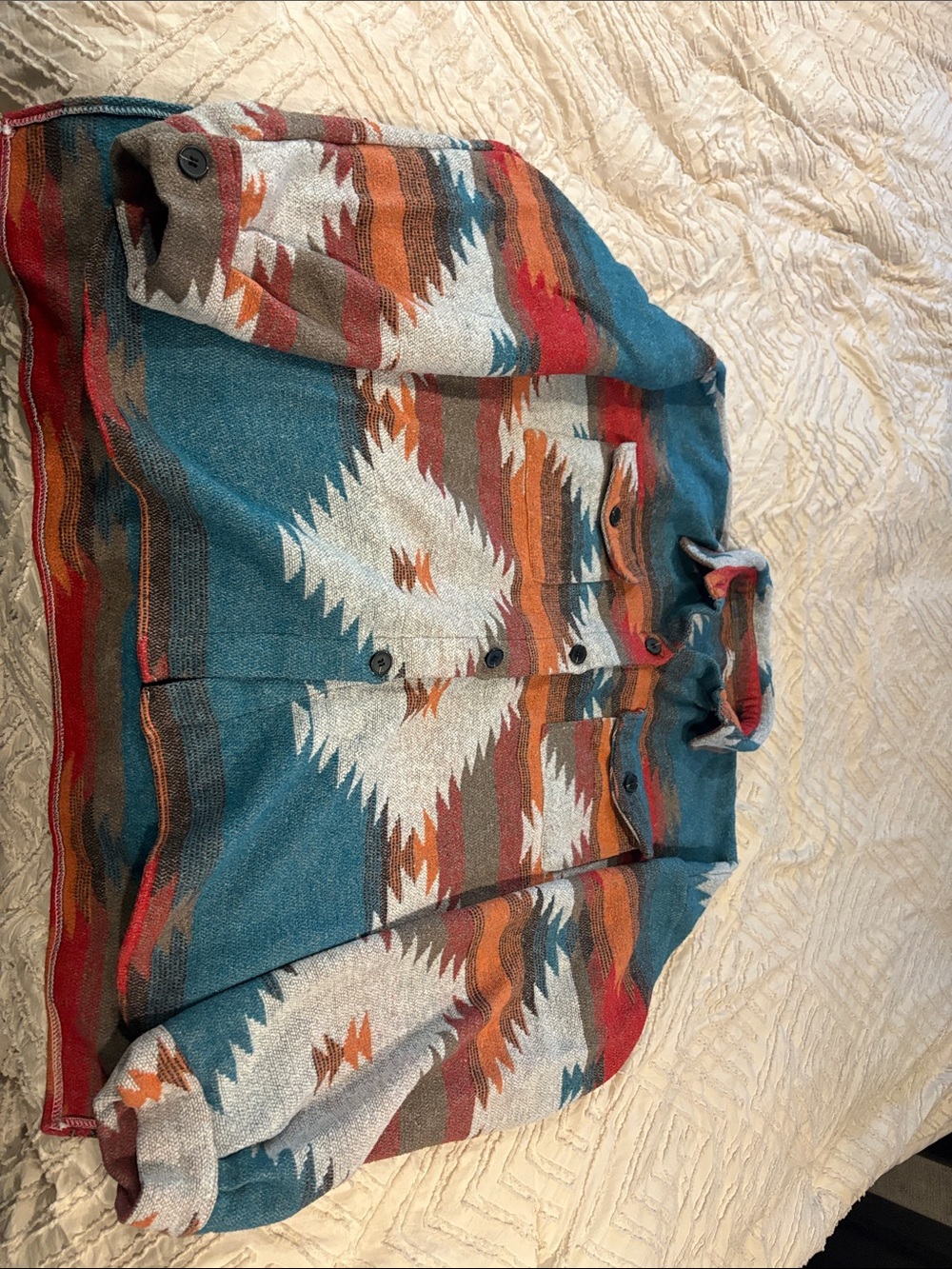 Women’s Southwestern Patterned Pullover Sweater - Multi-Color
